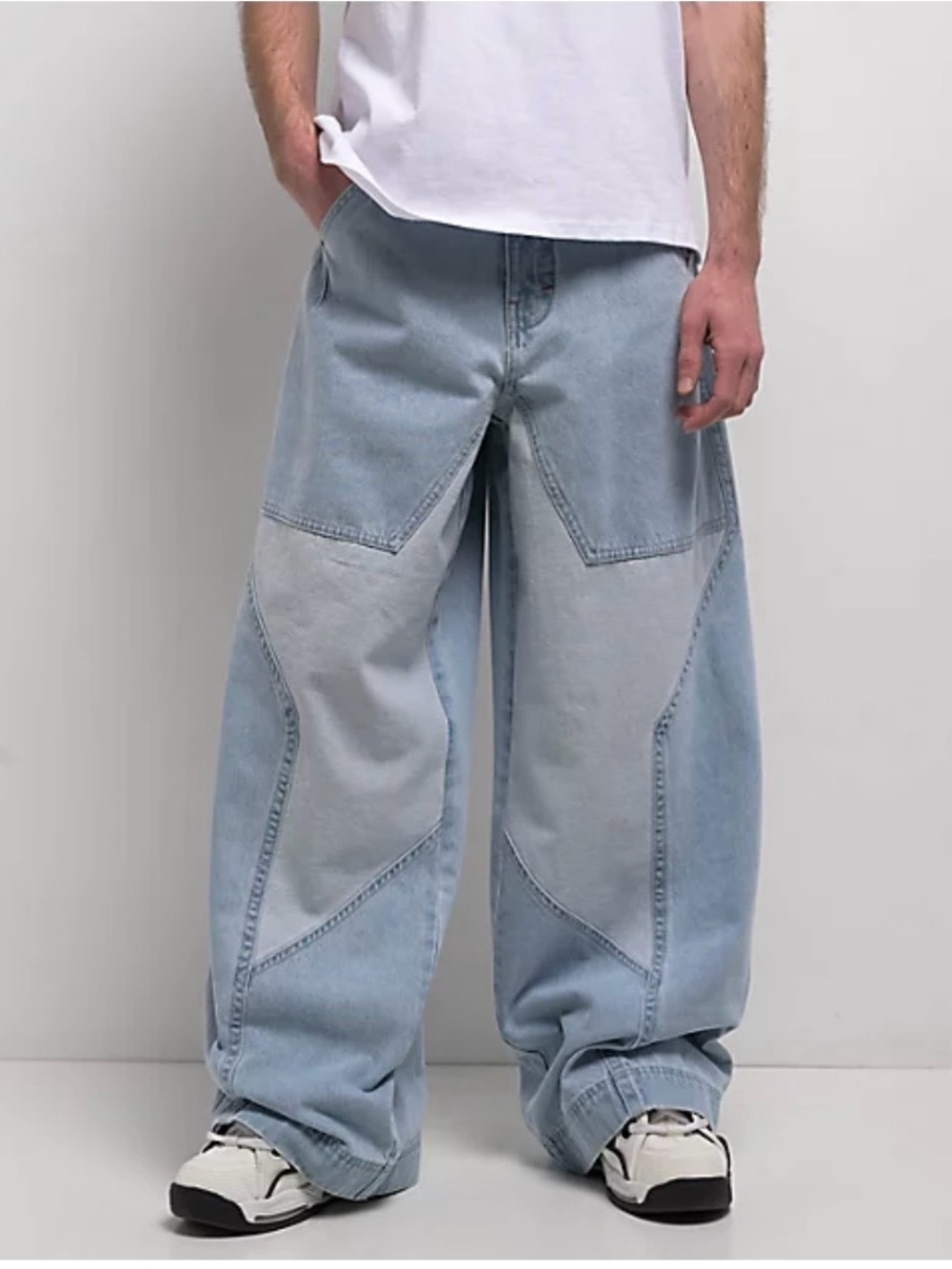 A.LAB Star Mega Rave Light Blue Jeans 28 NWT